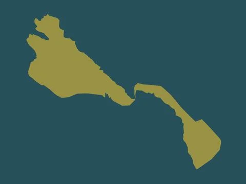 Khorezm, Uzbekistan. Solid color shape Stock Illustration