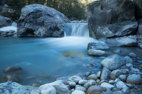 Khumbu River Moving Timelapse Stock Footage 87044656