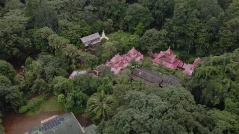Khun Win Temple north in Thailand Stock Footage 162149259