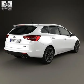 Kia Ceed Sw Gt Line 15 3d Model Pond5