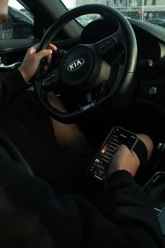 Kia stinger Stock Photos