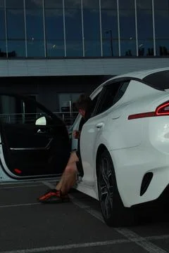 Kia stinger Stock Photos