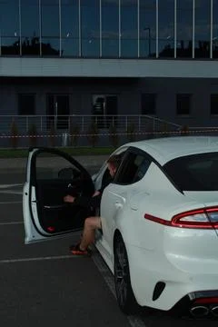 Kia stinger Stock Photos