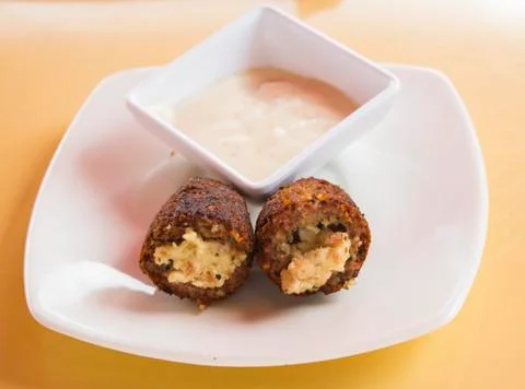 KIBE DE POLLO QUESO Stock Photos