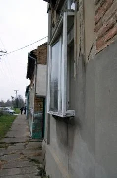 Kibic window Stock Photos