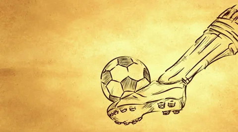 Kick Ball Sketch Looping Animation with ... | Stock Video | Pond5 Kick Ball Sketch Looping Animation with ... | Stock Video | Pond5