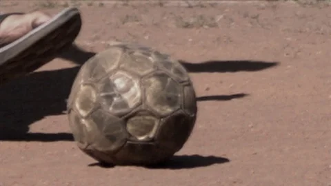 Kick The Ball in Slow Motion 1000 fps 動画素材 94058828