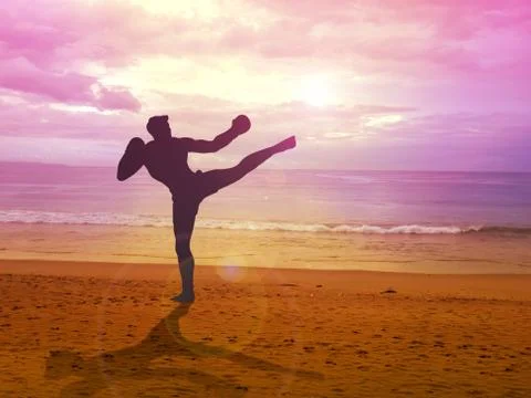 Kick Boxer Stock Photos