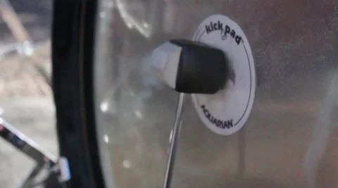 Kick Drum Close Up Stock-Footage 47787316