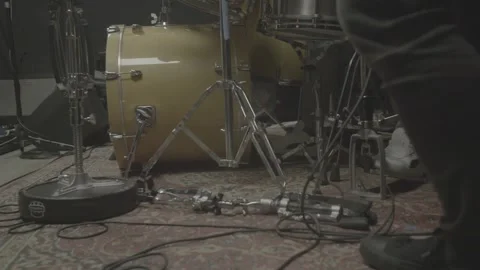 Kick Drum Closeup Stock Footage 278485081