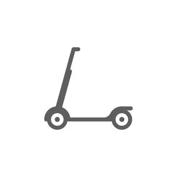 Kick scooter icon Illustration