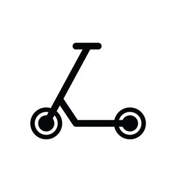 Kick scooter icon - vector Stock Illustration