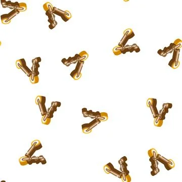 Kick scooter isometric icon seamless pattern Stock Illustration