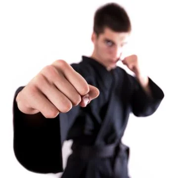 Kickboxing man Foto stock