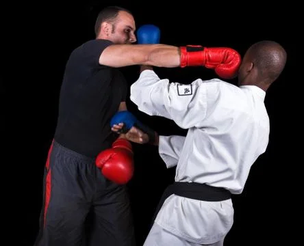 Kickboxing versus karate Фото
