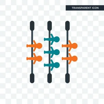Kicker vector icon isolated on transparent background, kicker logo design Stock Illustration