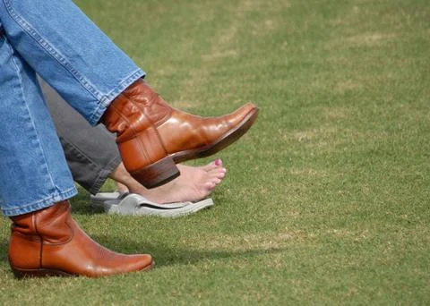 Kicking back Fotos de archivo