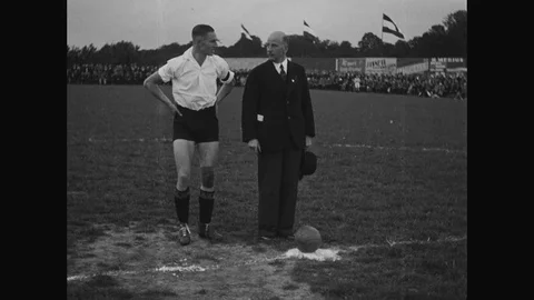 Kicking Off A Soccer Game Stock Footage 88712063