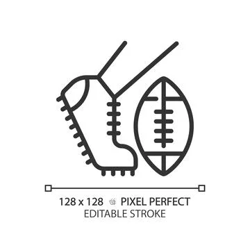 Kickoff linear icon Stock Illustration