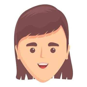 Kid articulation icon cartoon vector. Speech character Stock Illustration