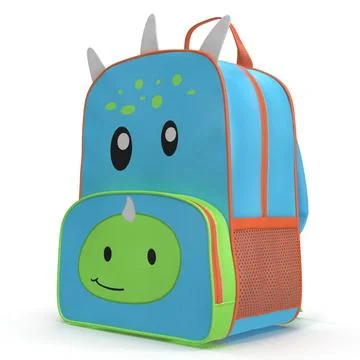 3D Model: Kid Backpack Dino 3D Model #90659323 | Pond5