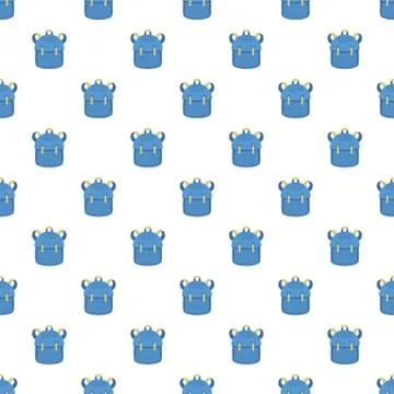 Kid backpack pattern seamless vector 스톡 일러스트