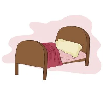 Kid bed Stock Illustration
