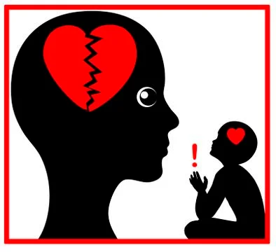 Kid begging for affection Illustrazione stock