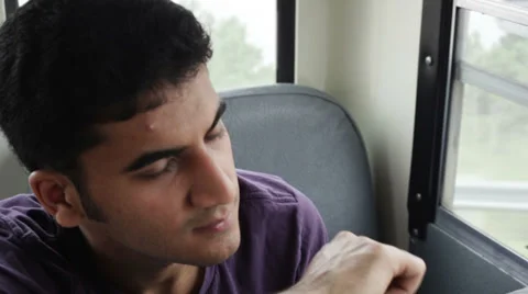 Kid on bus Stock-Footage 30482573