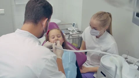 Kid at the Dentist Stock Footage 69001601