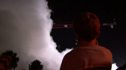 Kid Films Smoke Stock Footage 145428