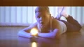 The kid with a flashlight looking under the bed. evening night time 4k or 4k+ Resolution