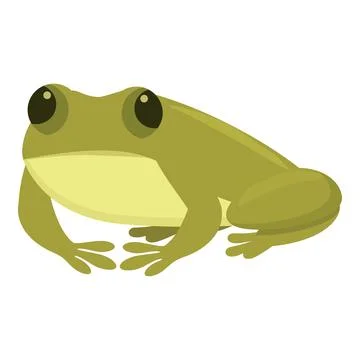 Kid frog icon cartoon vector. Cute animal Stock Illustration