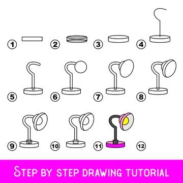 Kid game to develop drawing skill with easy gaming level for preschool kids,  イラスト素材