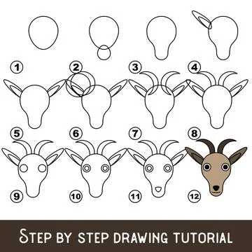 Kid game to develop drawing skill with easy gaming level for preschool kids,  Illustrazione stock