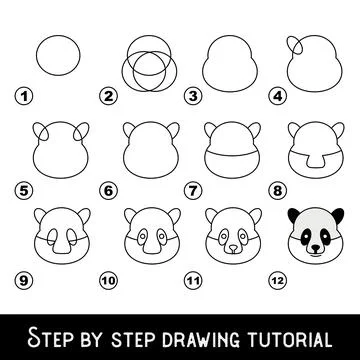 Kid game to develop drawing skill with easy gaming level for preschool kids,  Stockillustratie