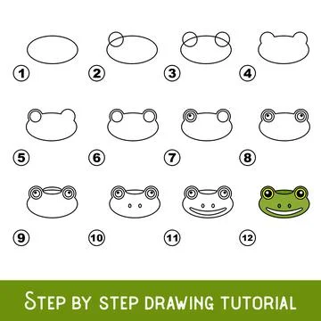 Kid game to develop drawing skill with easy gaming level for preschool kids,  Stock Illustration