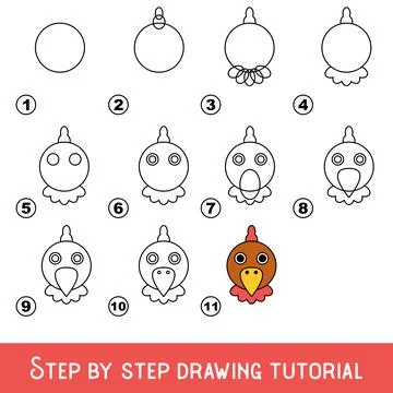 Kid game to develop drawing skill with easy gaming level for preschool kids,  Stockillustratie