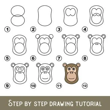 Kid game to develop drawing skill with easy gaming level for preschool kids,  Stock Illustration