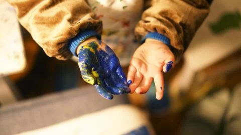 Kid hands 12 Stock-Fotos