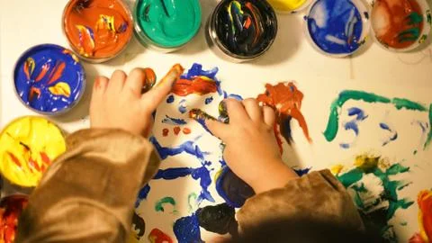 Kid hands 4 Stock-Fotos