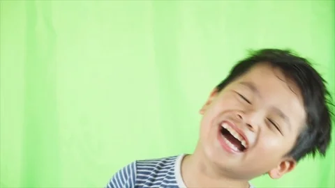 little boys laughing