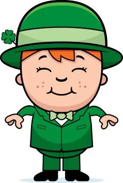 Kid Leprechaun Stock Illustration