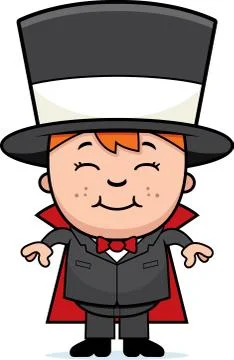 Kid Magician 스톡 일러스트