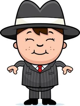 Kid Mobster 스톡 일러스트