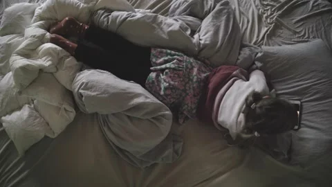 Kid on the phone Stock Footage 241749563