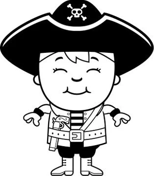 Kid Pirate Stock Illustration