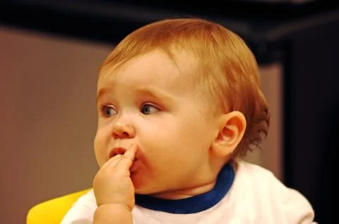 Kid in a play school Stock-Fotos