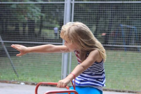 Kid playing around Stock Photos
