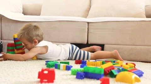 Kid Playing Stock Footage 96075222